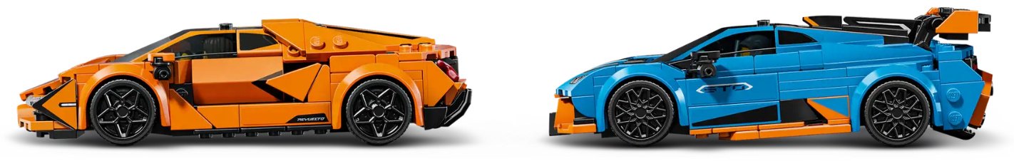 Конструктор LEGO Lamborghini Revuelto и Huracán STO, деталей 607 шт купить,NaN