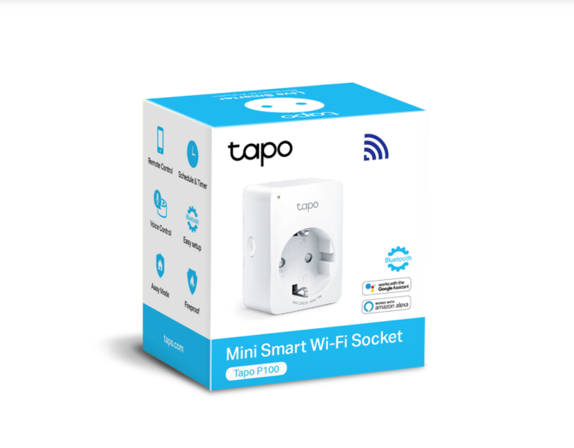 Умная розетка TP-Link Tapo P100 белая