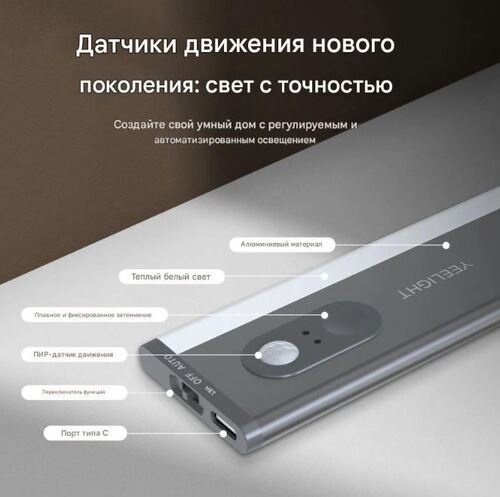 Yeelight декоративный светильник настенный YLYYD-0014, теплый белый, холодный белый, белый