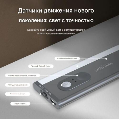 Yeelight декоративный светильник настенный YLYYD-0014, теплый белый, холодный белый, белый купить,9590