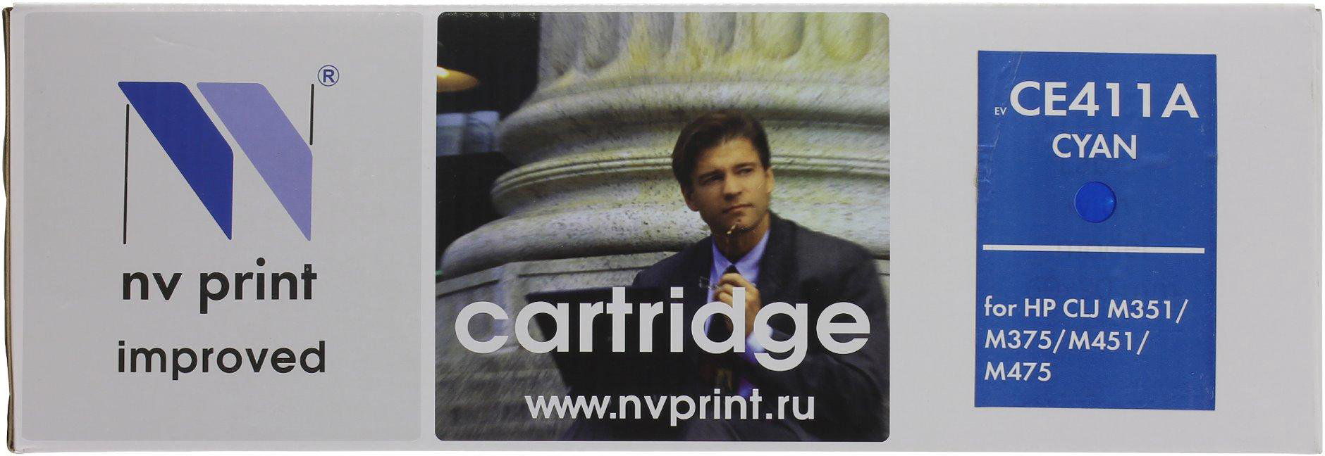 Картридж NV Print CE411A голубой купить,NaN