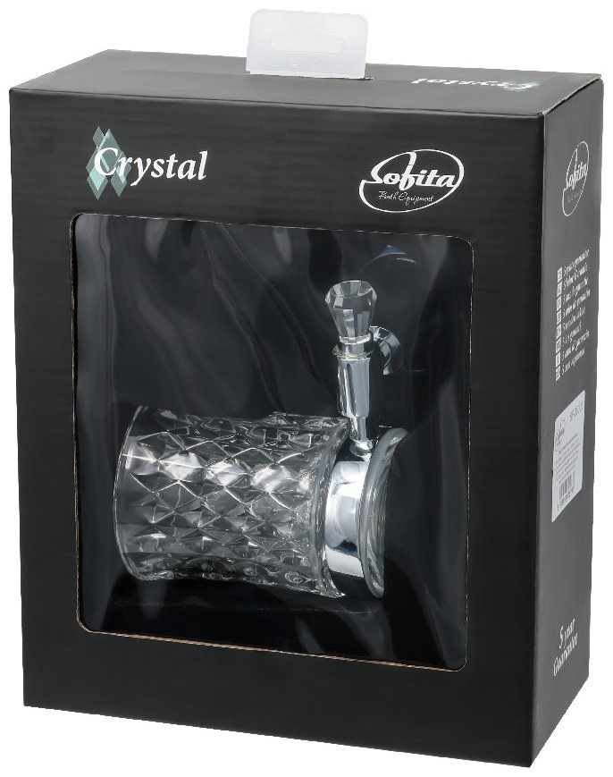 FIXSEN стакан SF-35006 1 шт, металл, стекло купить,NaN