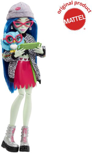 Кукла-модель Monster High Ghoulia Yelps HHK58, 27 см аксессуары в комплекте купить,NaN