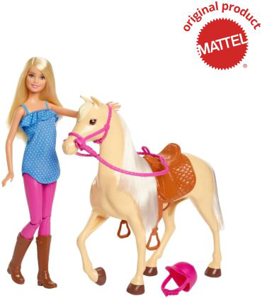 Кукла-модель BARBIE Barbie Наездница FXH13, 29 см аксессуары в комплекте, с мимикой