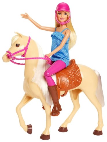 Кукла-модель BARBIE Barbie Наездница FXH13, 29 см аксессуары в комплекте, с мимикой