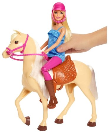 Кукла-модель BARBIE Barbie Наездница FXH13, 29 см аксессуары в комплекте, с мимикой