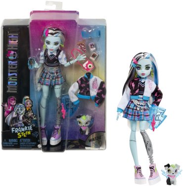Кукла-модель Monster High Frankie Stein HHK53, 28 см, мультиколор купить,NaN