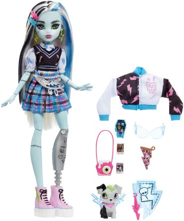 Кукла-модель Monster High Frankie Stein HHK53, 28 см, мультиколор купить,NaN