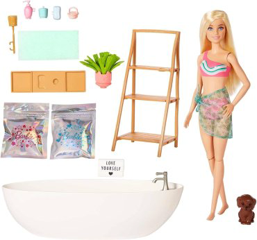 Кукла-модель Mattel Barbie self-care HKT92, 27 см