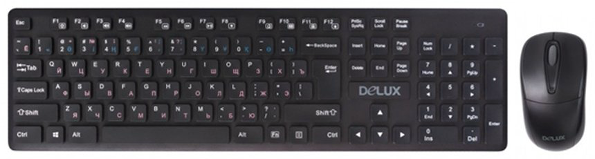 Клавиатура Delux DLD-1505OGB черный купить,7300