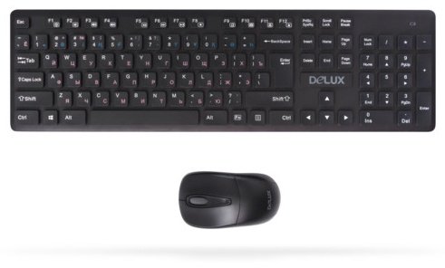 Клавиатура Delux DLD-1505OGB черный