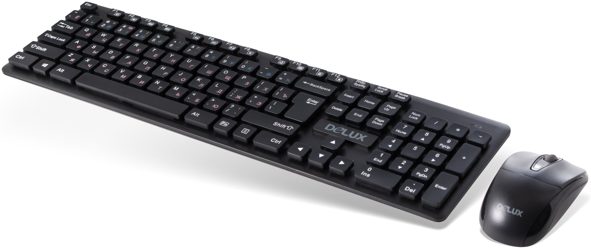 Клавиатура Delux DLD-1505OGB черный купить,7300