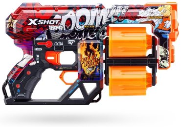 Бластер X-Shot Dread-Boom с 12 стрелами 36517/C, мультиколор