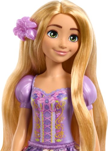 Кукла-модель DISNEY PRINCESS Рапунцель Модная HTV86, 29 см аксессуары в комплекте, руки и ноги подвижные