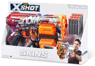 Бластер X-Shot Dread-Boom с 12 стрелами 36517/C, мультиколор купить,NaN