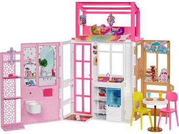 BARBIE кукольный дом, питомец, мебель HCD470