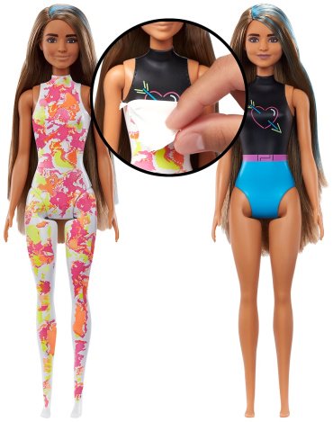 Кукла-модель Barbie Color Reveal. Серия Neon HCD25/HCD28, 29 см купить,NaN