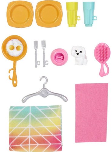 BARBIE кукольный дом, питомец, мебель HCD470