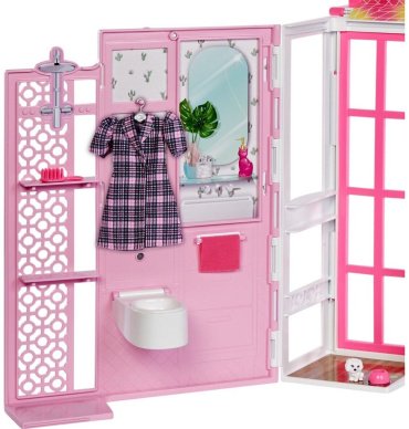 BARBIE кукольный дом, питомец, мебель HCD470