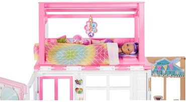 BARBIE кукольный дом, питомец, мебель HCD470