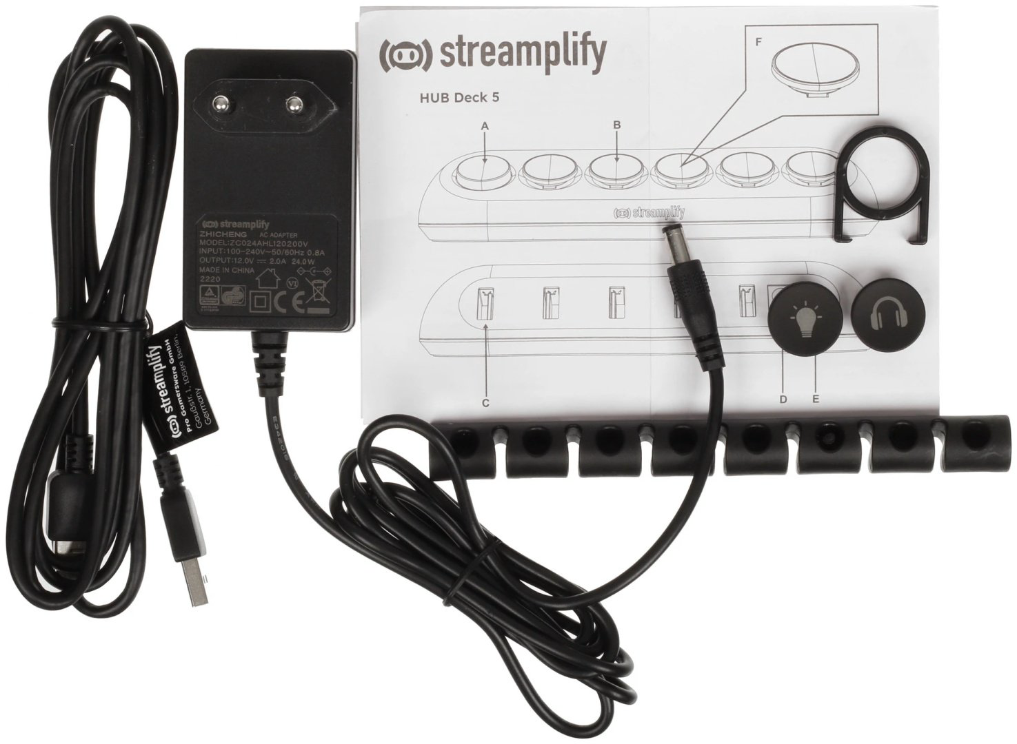 Картридер Streamplify HUB DECK 5 USB 2.0 для USB 2.0, USB 3.0 купить,29000