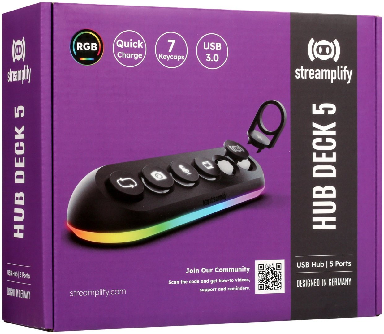 Картридер Streamplify HUB DECK 5 USB 2.0 для USB 2.0, USB 3.0 купить,29000