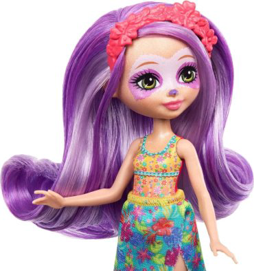 Кукла-модель Enchantimals Сабиндра Ленивая Серия: Enchantimals HRX82, 15 см