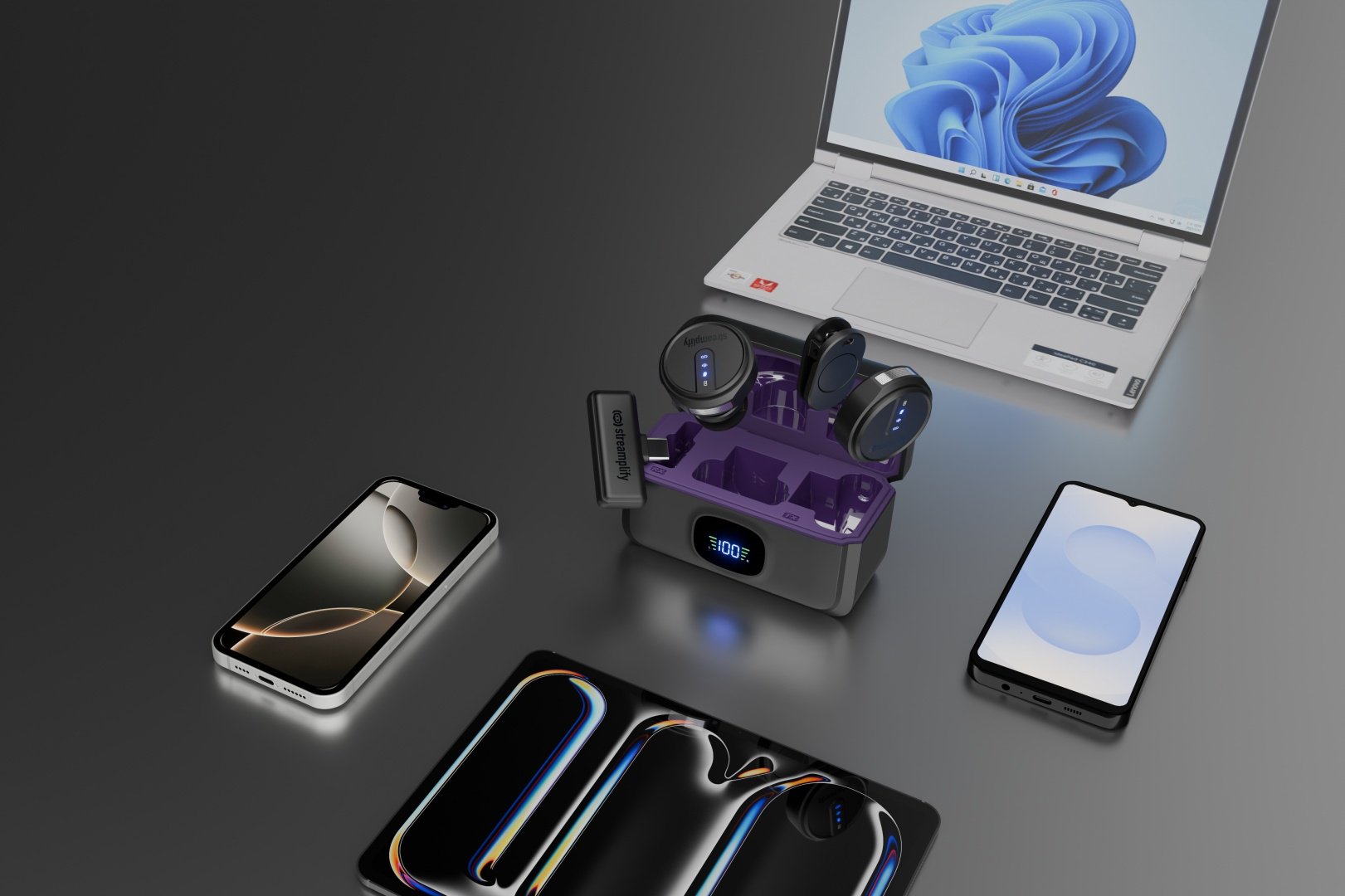 Микрофон Streamplify MIC GO черный купить,NaN