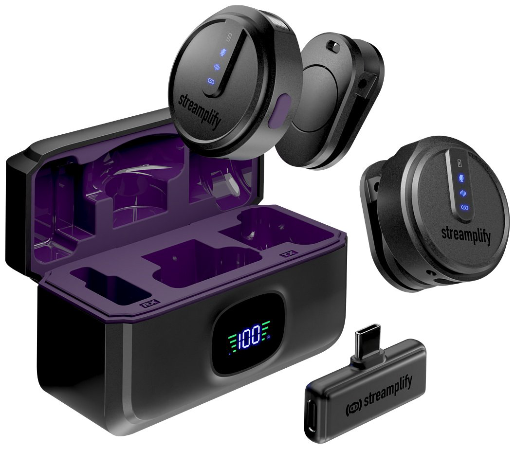 Микрофон Streamplify MIC GO черный купить,NaN
