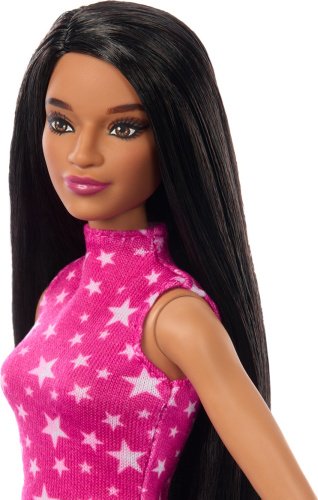 Barbie Fashionistas. Барби в топе со звездами HRH130, 29 см купить,NaN