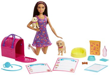 Кукла-модель BARBIE Собачий приют HKD860, 29 см