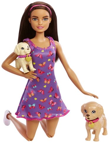 Кукла-модель BARBIE Собачий приют HKD860, 29 см