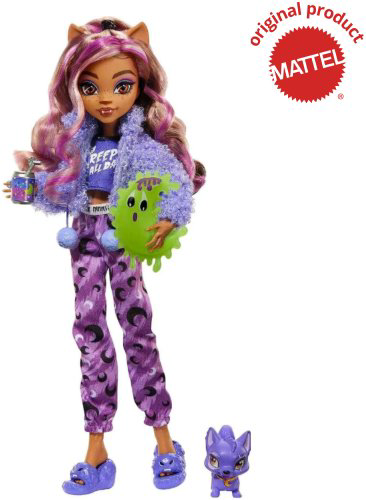 Кукла-модель Monster High Creepover Party Clawdeen HKY67, 27 см аксессуары в комплекте