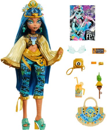 Кукла коллекционная Monster High Cleo De Nile , Клео Де Нил 495523695, 27 см шарнирные руки и ноги