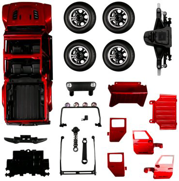 Машинка Gladiator 4x4 Mod Shop на радиоуправлении New Bright 31829U купить,NaN
