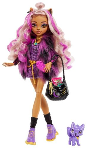 Кукла-модель Monster High Клодин Вульф HHK52, 28 см, мультиколор