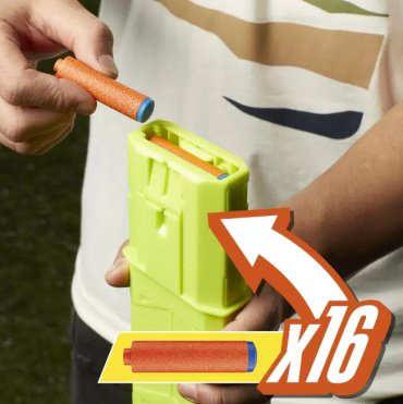 Бластер Hasbro N series F8625, EVA, пластик 16 шт купить,NaN