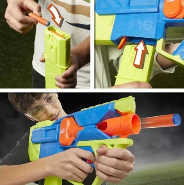 Бластер Hasbro N series F8625, EVA, пластик 16 шт - ForteMarket Бластер Hasbro N series F8625, EVA, пластик 16 шт купить,0