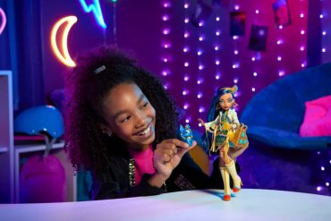 Кукла-модель Monster High Cleo и питомец Hisos HHK54, 28 см аксессуары в комплекте купить,0