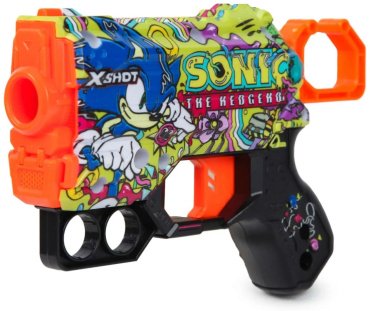 Бластеры X-Shot Menace Sonic Hyper Spike 36679D, пластик 8 шт купить,0