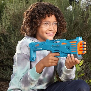 Бластеры Nerf Тетрад QS-4 F5025E