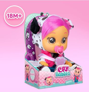 Кукла реборн Cry babies Дотти Dressy 40884, 30 см интерактивная, аксессуары в комплекте, руки и ноги подвижные, плачет, звуковые эффекты - ForteMarket Кукла реборн Cry babies Дотти Dressy 40884, 30 см интерактивная, аксессуары в комплекте, руки и ноги подвижные, плачет, звуковые эффекты купить,NaN