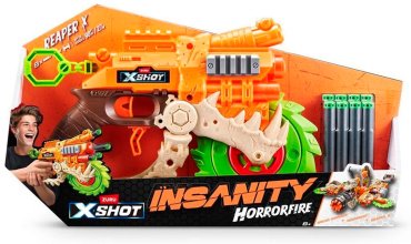 Бластеры X-Shot Horrorfire Reaper-X 36730, пластик 8 шт