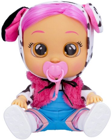 Кукла реборн Cry babies Дотти Dressy 40884, 30 см интерактивная, аксессуары в комплекте, руки и ноги подвижные, плачет, звуковые эффекты