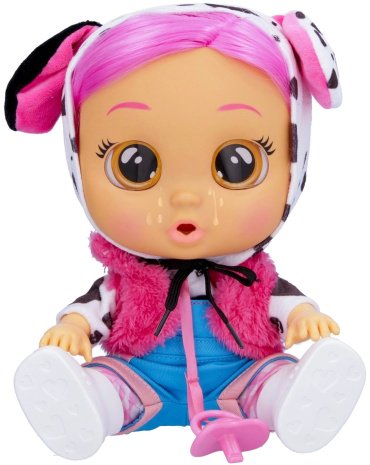 Кукла реборн Cry babies Дотти Dressy 40884, 30 см интерактивная, аксессуары в комплекте, руки и ноги подвижные, плачет, звуковые эффекты