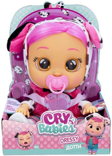 Кукла реборн Cry babies Дотти Dressy 40884, 30 см интерактивная, аксессуары в комплекте, руки и ноги подвижные, плачет, звуковые эффекты - ForteMarket Кукла реборн Cry babies Дотти Dressy 40884, 30 см интерактивная, аксессуары в комплекте, руки и ноги подвижные, плачет, звуковые эффекты купить,NaN