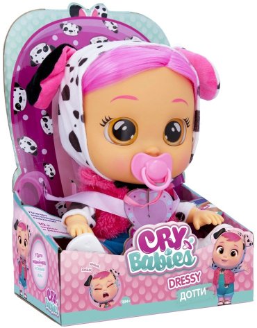 Кукла реборн Cry babies Дотти Dressy 40884, 30 см интерактивная, аксессуары в комплекте, руки и ноги подвижные, плачет, звуковые эффекты - ForteMarket Кукла реборн Cry babies Дотти Dressy 40884, 30 см интерактивная, аксессуары в комплекте, руки и ноги подвижные, плачет, звуковые эффекты купить,NaN