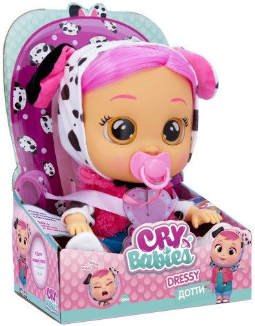 Кукла реборн Cry babies Дотти Dressy 40884, 30 см интерактивная, аксессуары в комплекте, руки и ноги подвижные, плачет, звуковые эффекты - ForteMarket Кукла реборн Cry babies Дотти Dressy 40884, 30 см интерактивная, аксессуары в комплекте, руки и ноги подвижные, плачет, звуковые эффекты купить,NaN