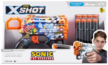 Бластеры X-Shot Menace Sonic - Super Speed 36679E, пластик