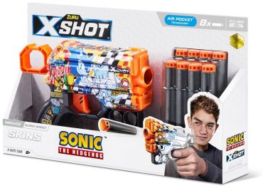 Бластеры X-Shot Menace Sonic - Super Speed 36679E, пластик - ForteMarket Бластеры X-Shot Menace Sonic - Super Speed 36679E, пластик купить,0